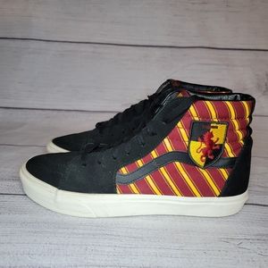 Vans Harry Potter Gryffindor Hogwarts Hi Top Skater Shoes Size Men 10 Women 11.5
